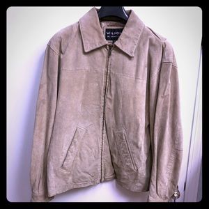 Wilson leather suede jacket size small